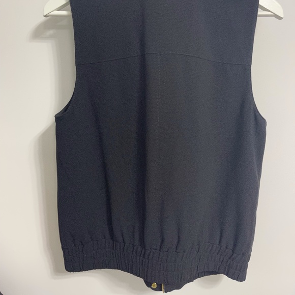 Club Monaco - Black Cargo Vest - Size XS - Picture 4 of 8